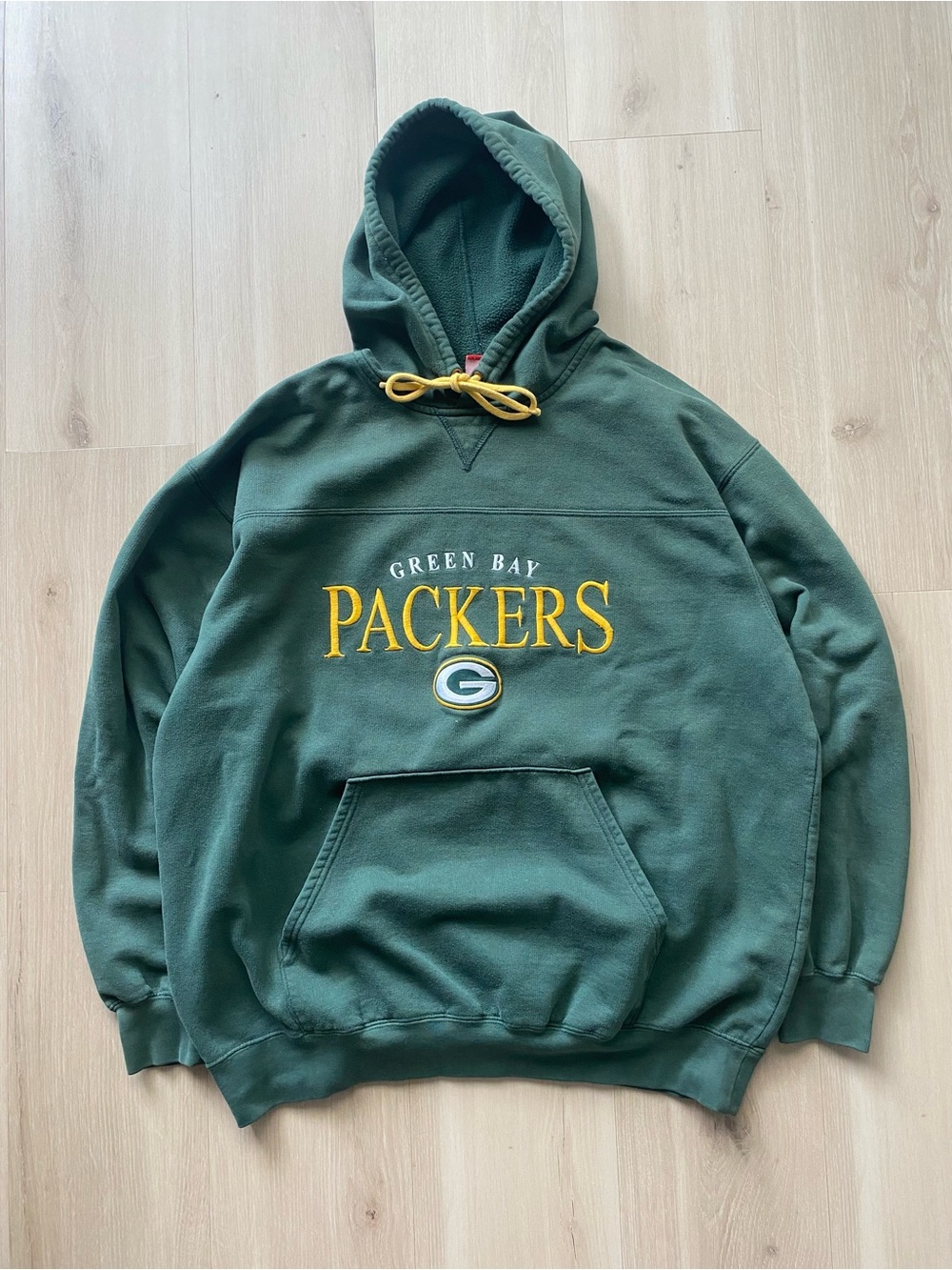 Vintage NFL Green Bay Packers Hoodie Size L Y2K